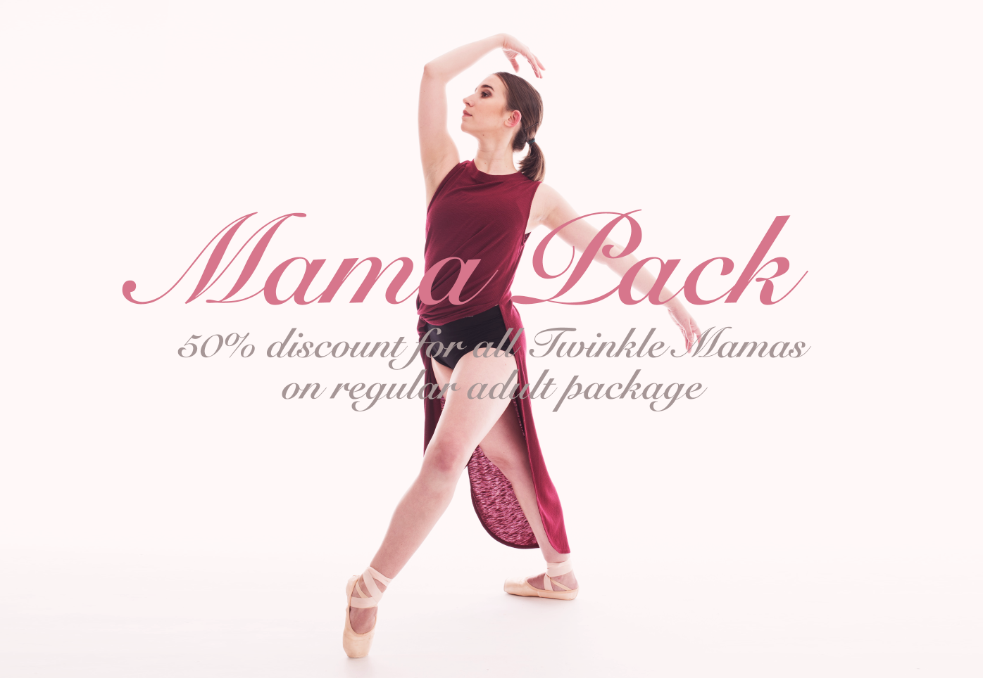 50% Discount for all Twinkle Mamas on Regular Adult Package 